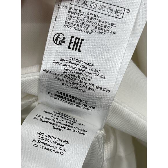 NWT Maje Vera Shawl Collar Blazer Ecru Split Cuffs Size 36 US 4 - Picture 14 of 14